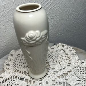 Vintage Lenox® Rose Blossom Vase. Classic Lenox Fine Bone China Porcelain